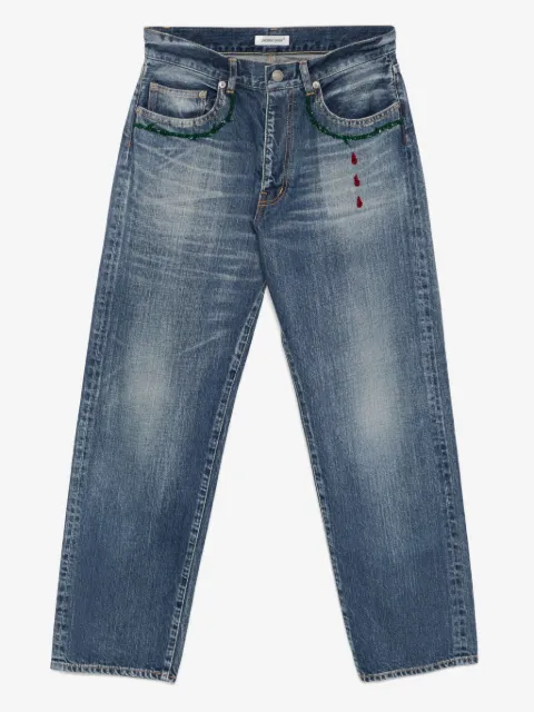 Undercover Jeans con decorazione di perline