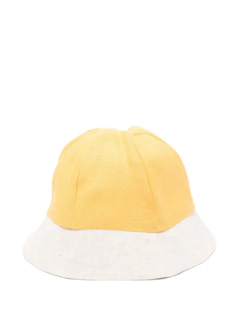 La Stupenderia sombrero con ribete en contraste
