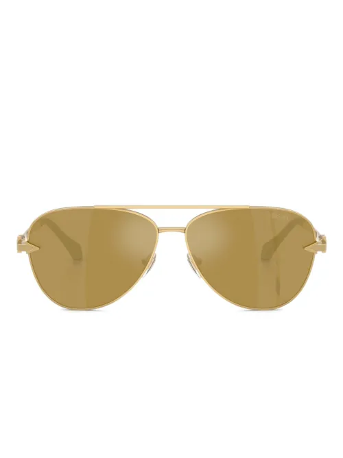 Lunettes de soleil à monture pilote - Versace Eyewear - Modalova