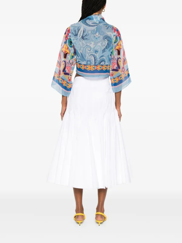 panelled maxi dress