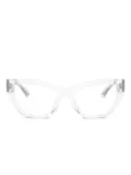 Dolce & Gabbana Eyewear cat-eye frame glasses - White