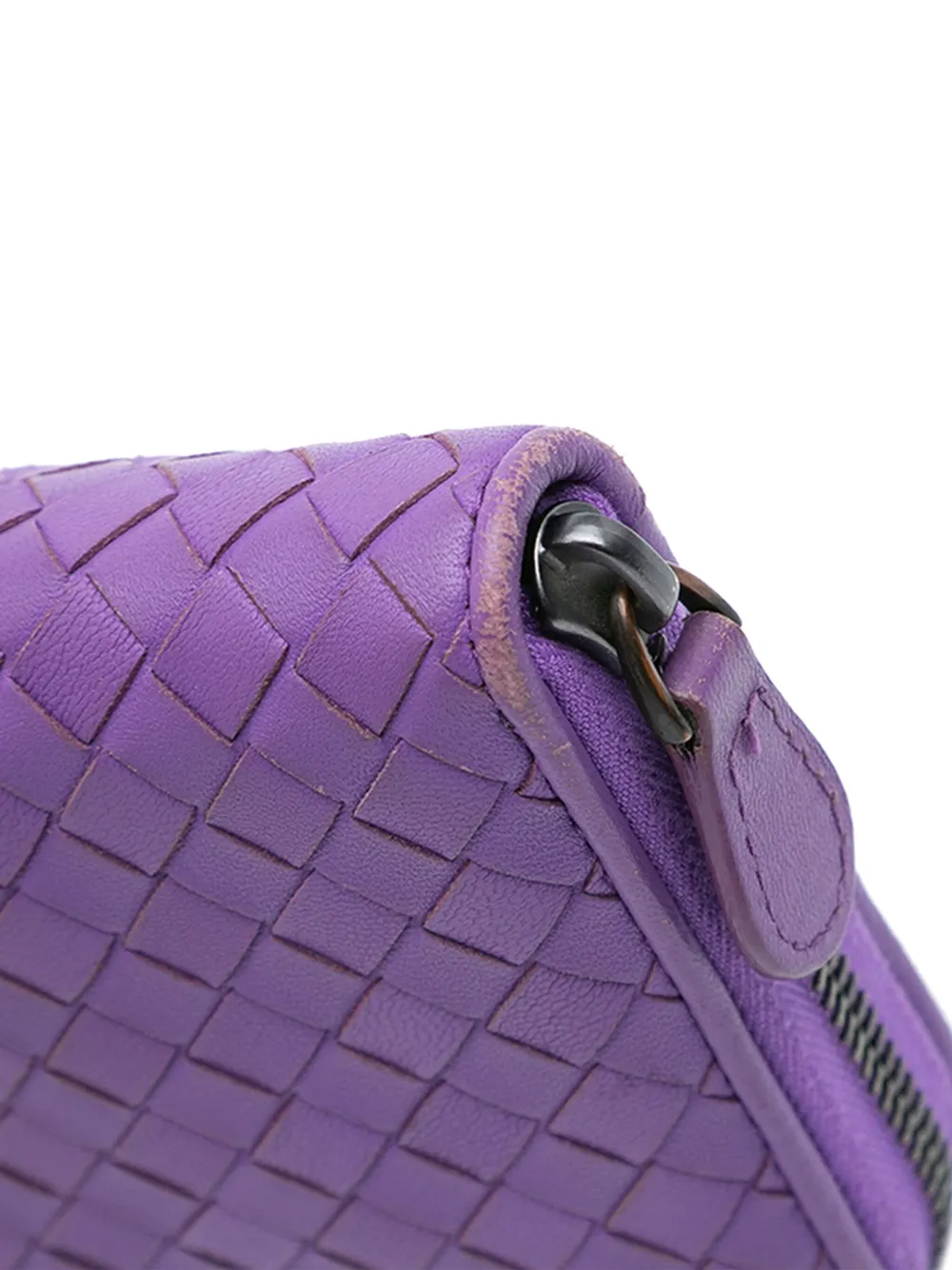 BOTTEGA VENETA★Dark Plum Leather Intercciaco Long Wallet BOTTEGA VENETA Intrecciato Purple Long Wallet | eBay