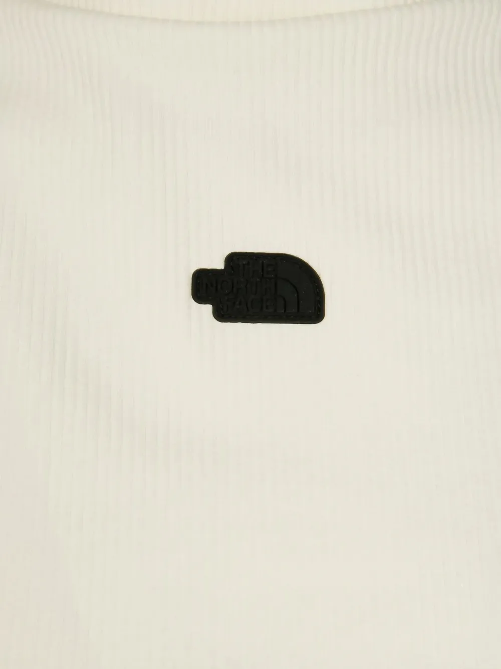 The North Face Mock-necklogo-detail Top In Neutral