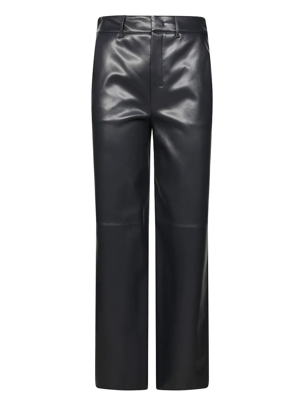 'S Max Mara Broek van imitatieleer Blauw
