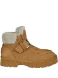 PANCHIC shearling ankle boots - Brown