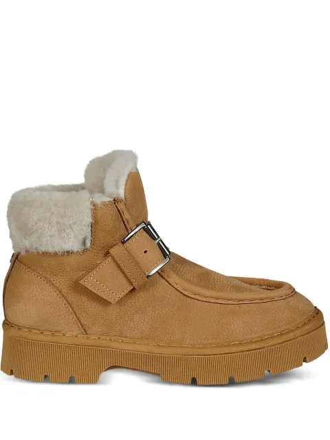 PANCHIC shearling ankle boots