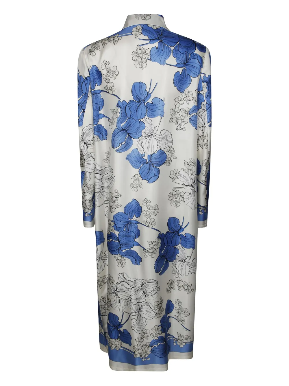 P.A.R.O.S.H. floral-print silk coat | Single Breasted Coats | Image 2