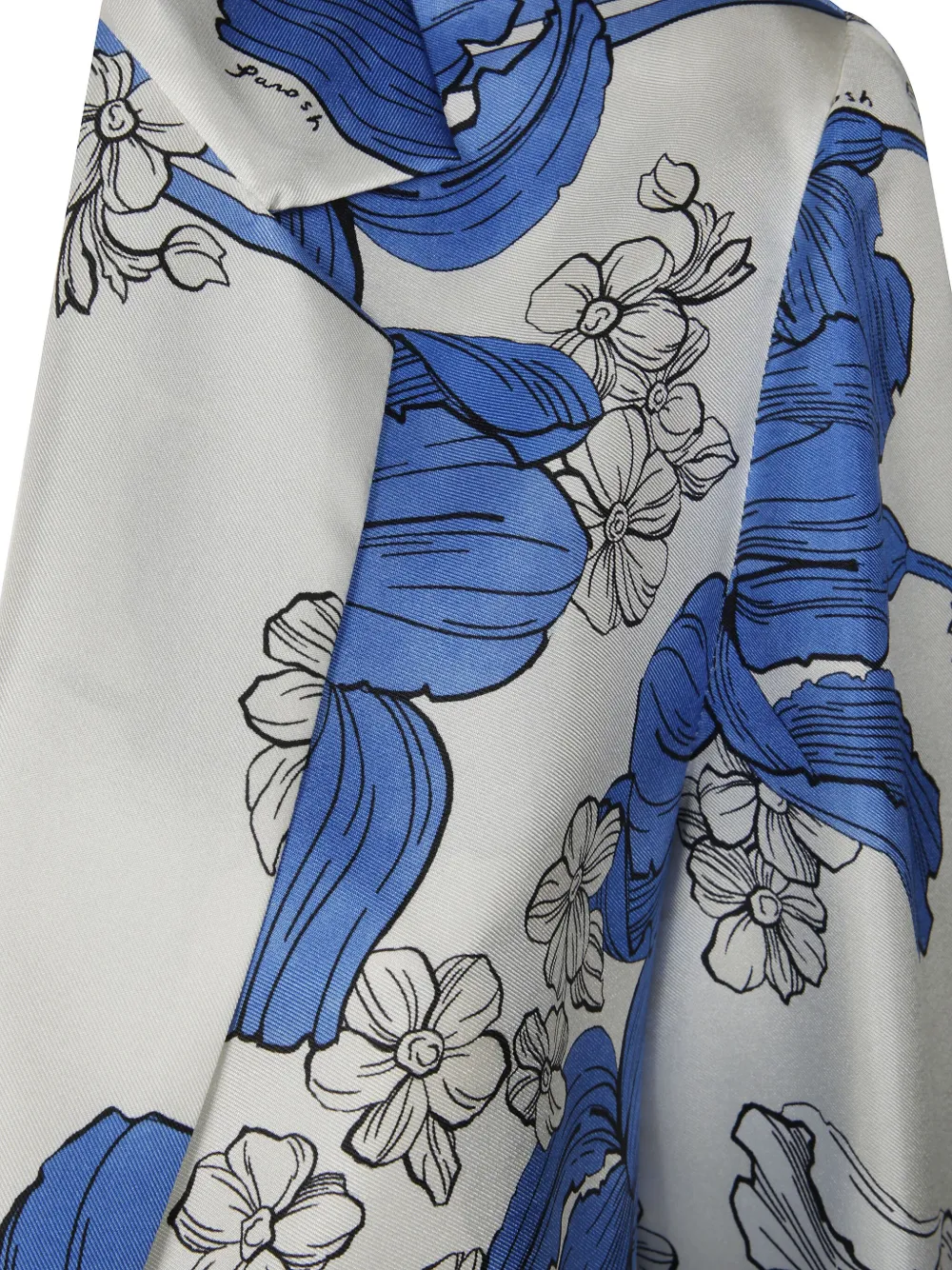 P.A.R.O.S.H. Jas met bloemenprint Blauw