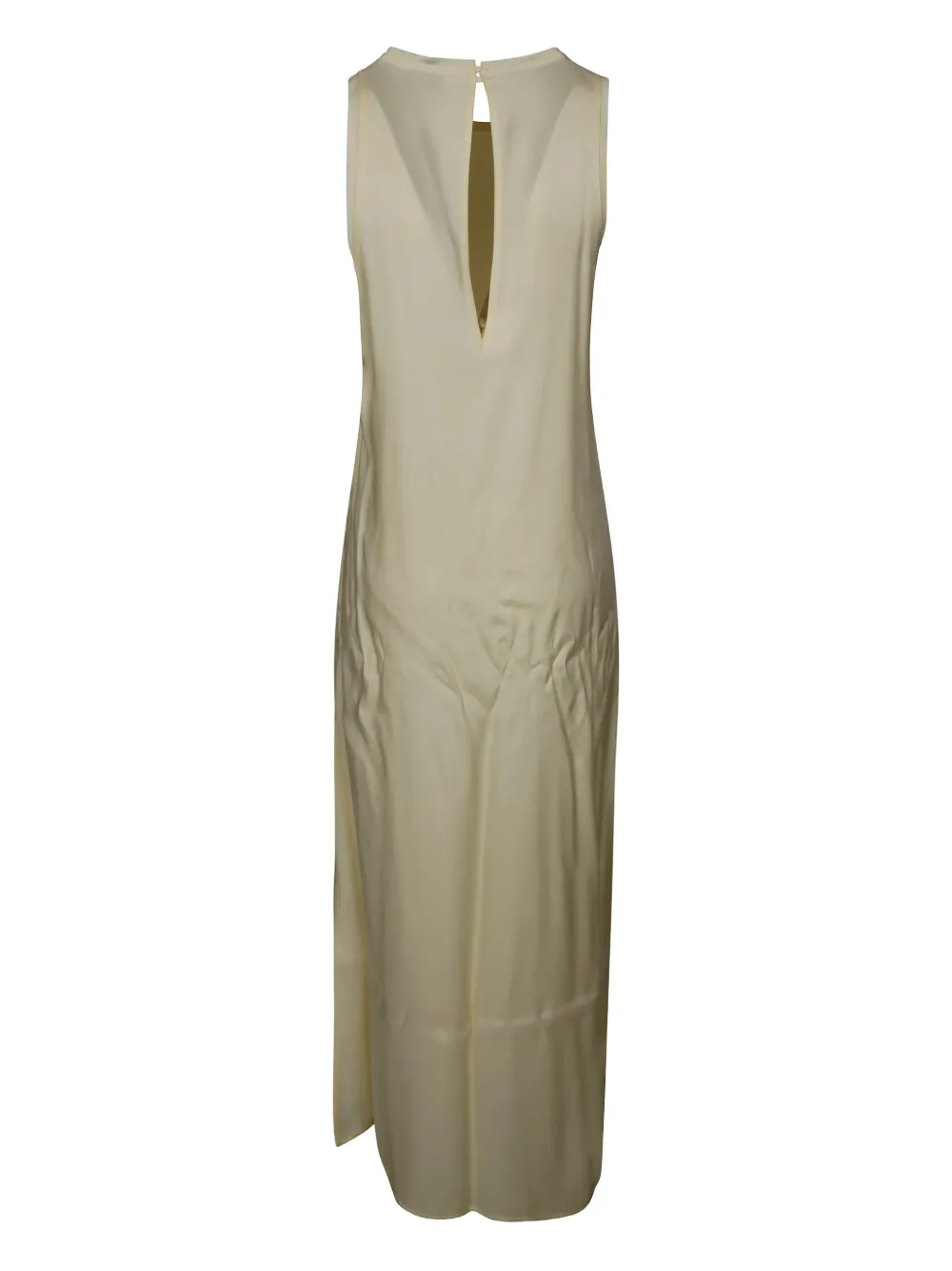 Nude Jersey Midi Dress In 中性色