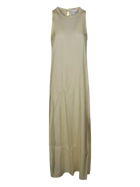 Nude jersey midi dress