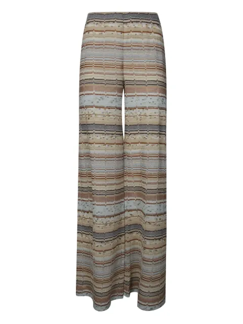 Missoni metallic-threading trousers