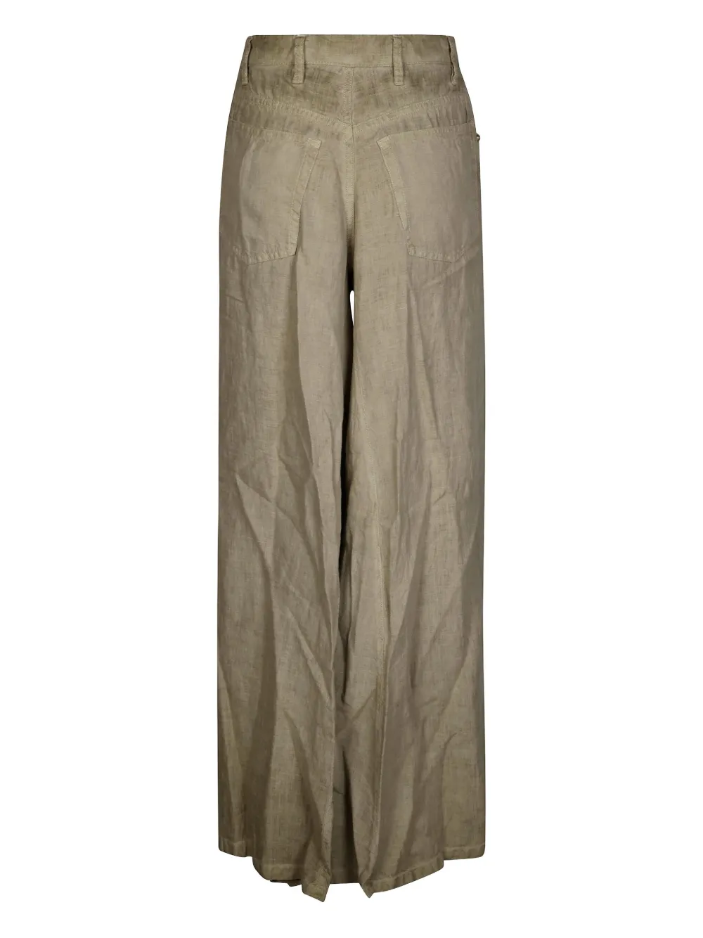White Sand Slub broek - Beige