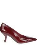 Sergio Levantesi 50mm Kendra leather pumps - Red