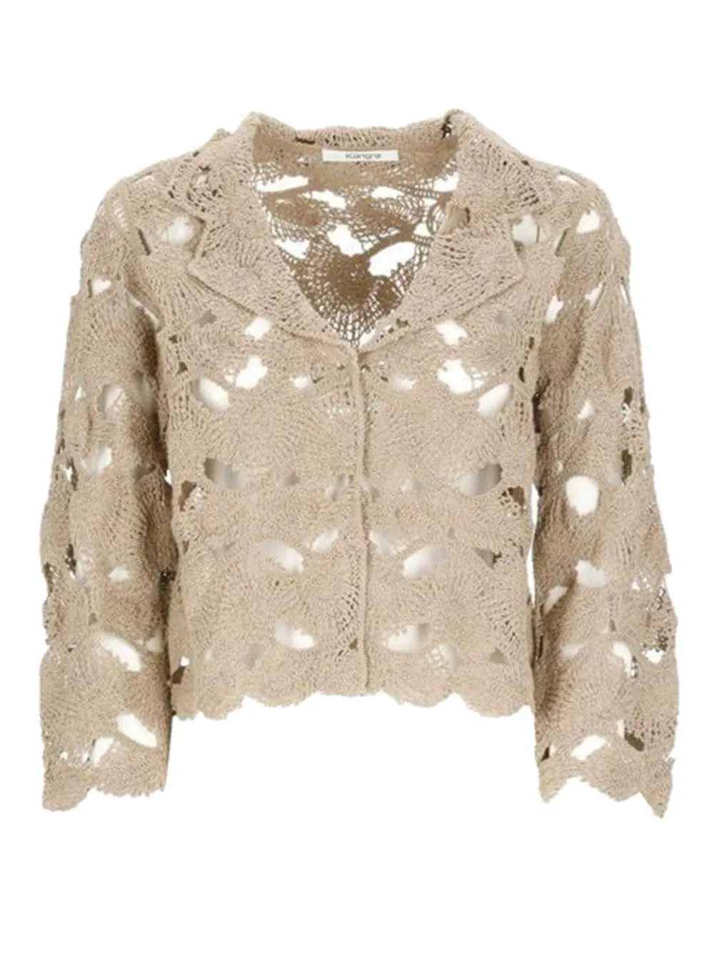 perforated cardigan