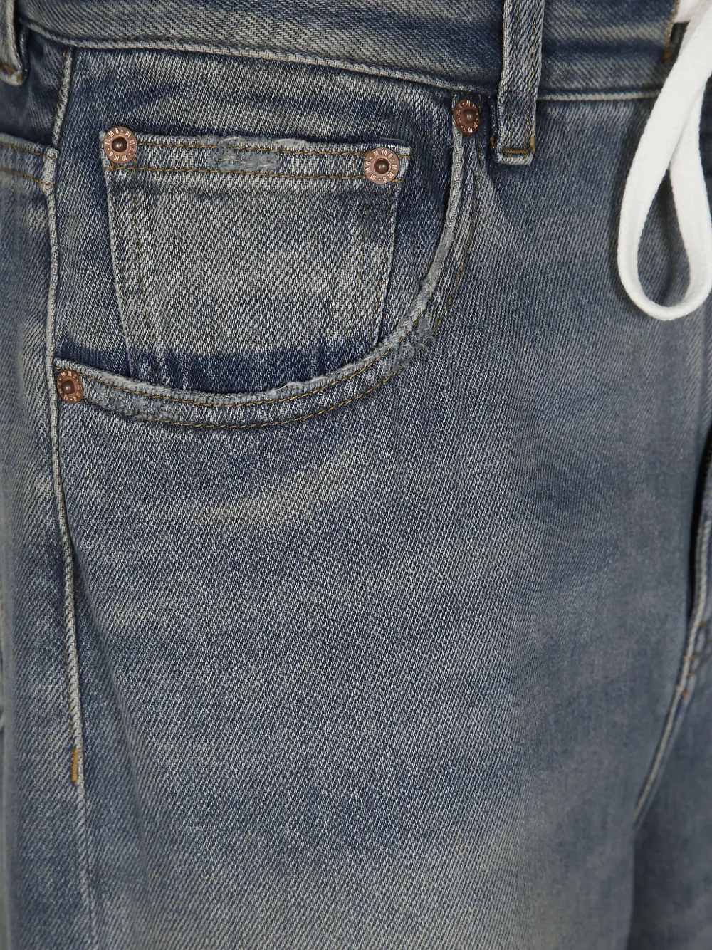 MM6 Maison Margiela Katoenen straight jeans Blauw
