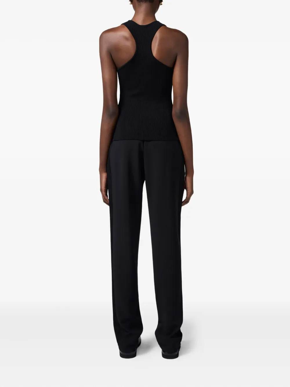 Elisabetta Franchi Straight broek Zwart