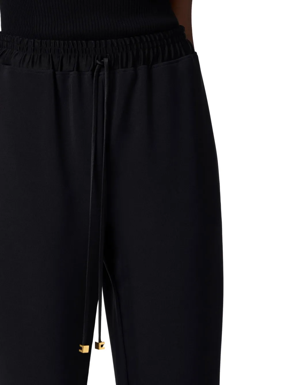 Elisabetta Franchi Straight broek Zwart