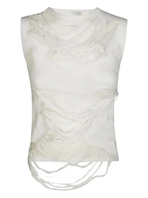 MM6 Maison Margiela distressed tank top