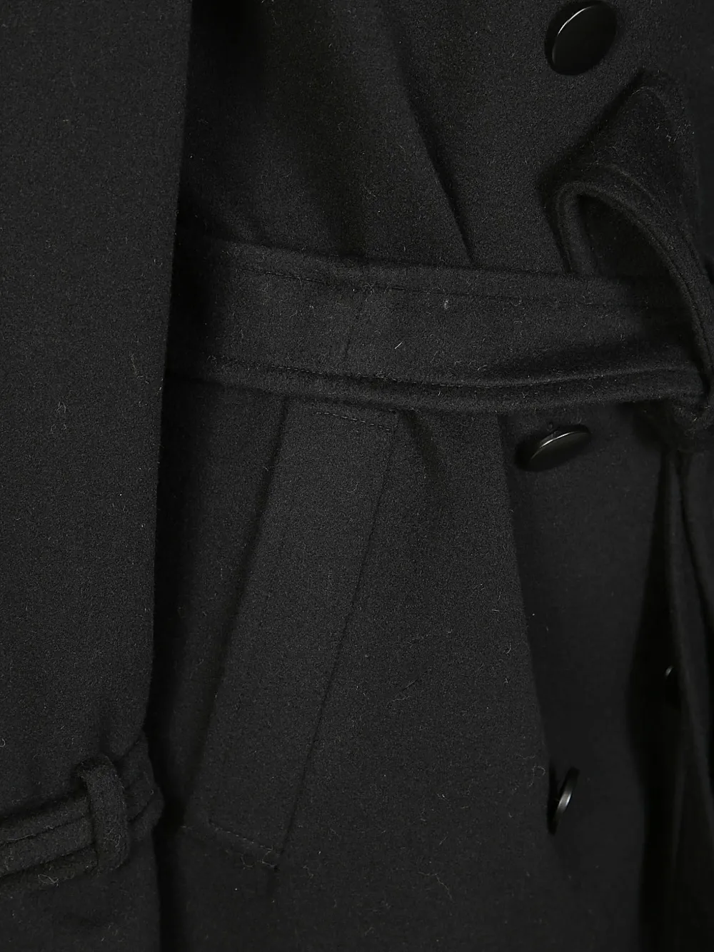 Tagliatore Jas met ceintuur Zwart