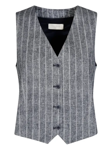 Circolo 1901 pinstriped waistcoat