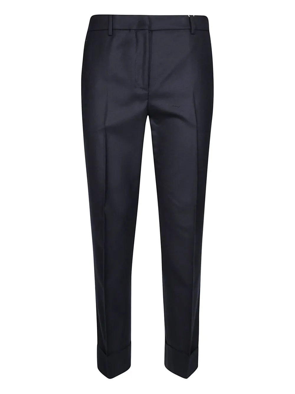 Incotex Wollen straight broek Blauw