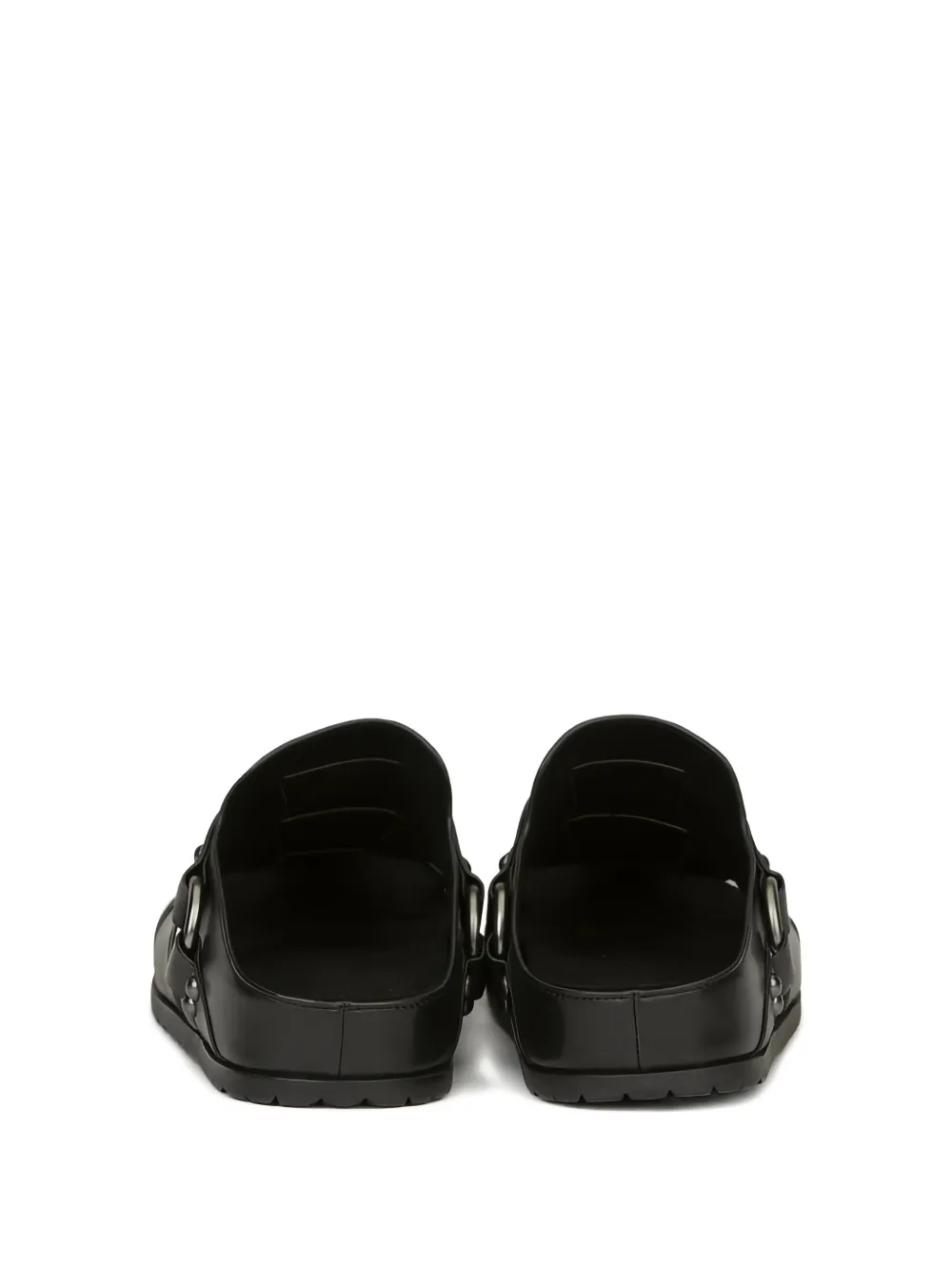 Ash leather sandals Black