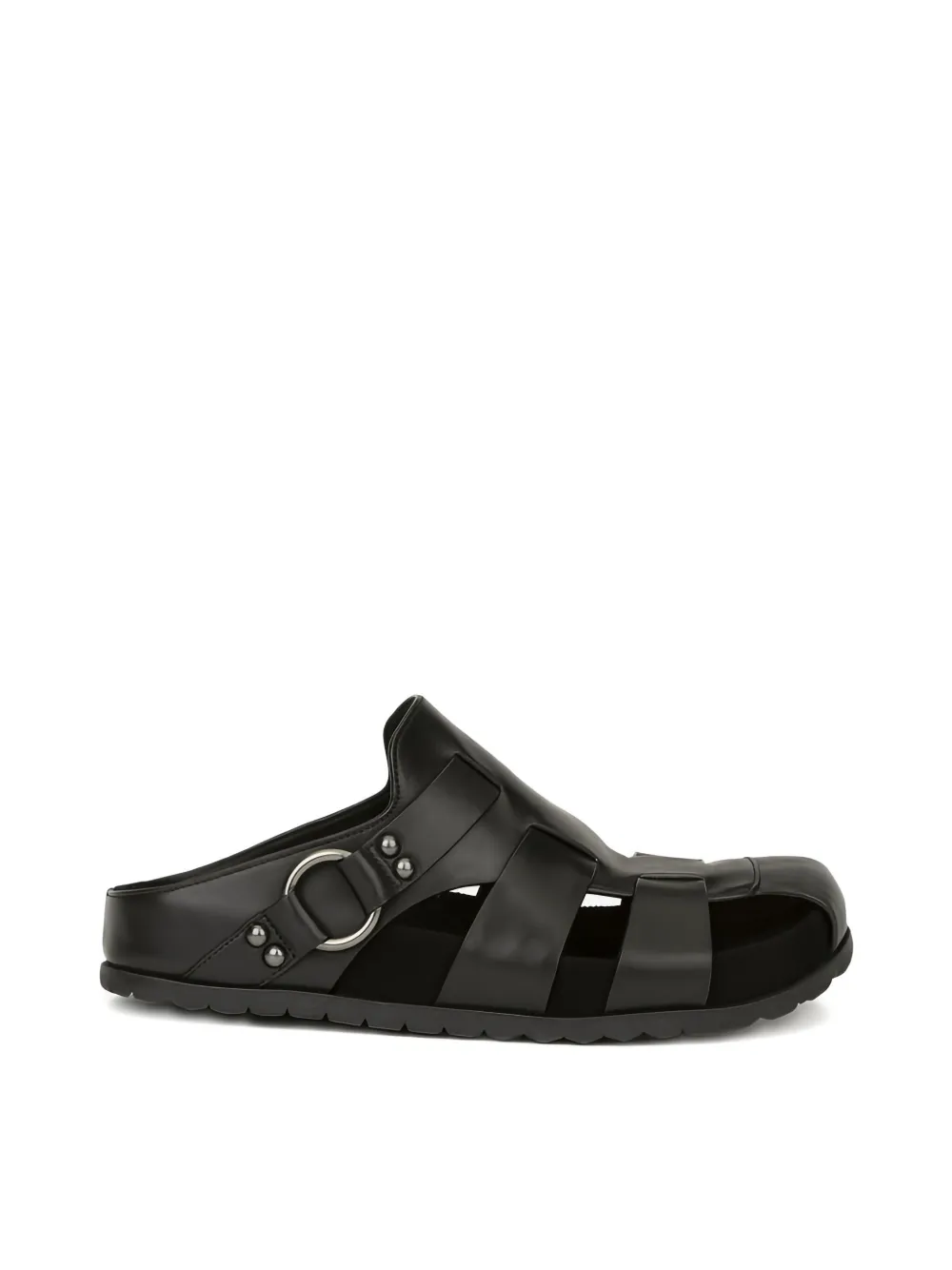 Ash leather sandals Black