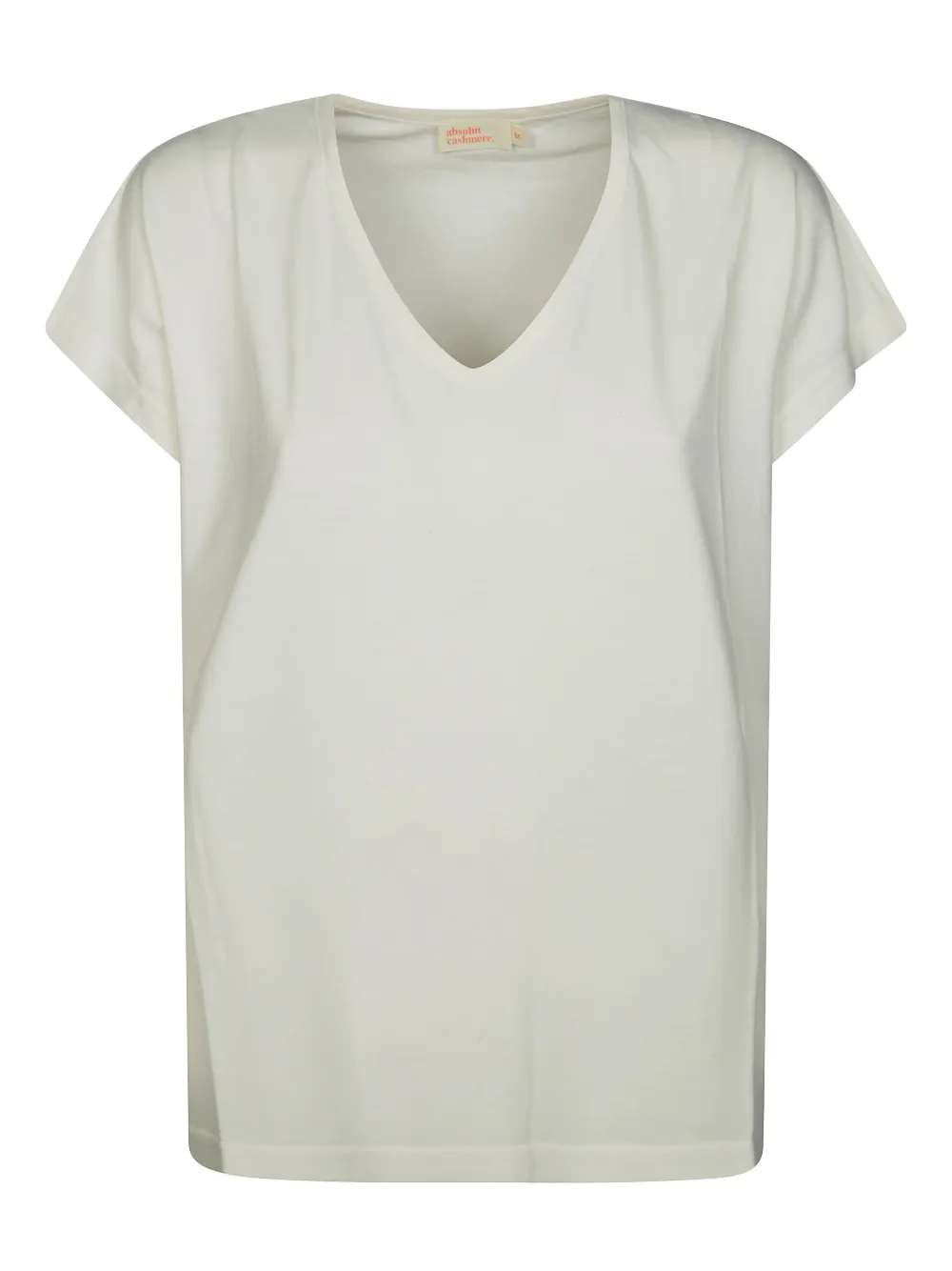 Absolut Cashmere V-neck T-shirt In Neutrals