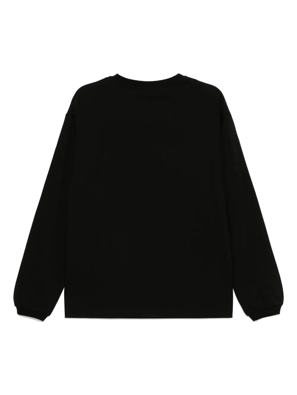 We11done Langarmshirt mit Strass-Logo | T-Shirts | Image 2