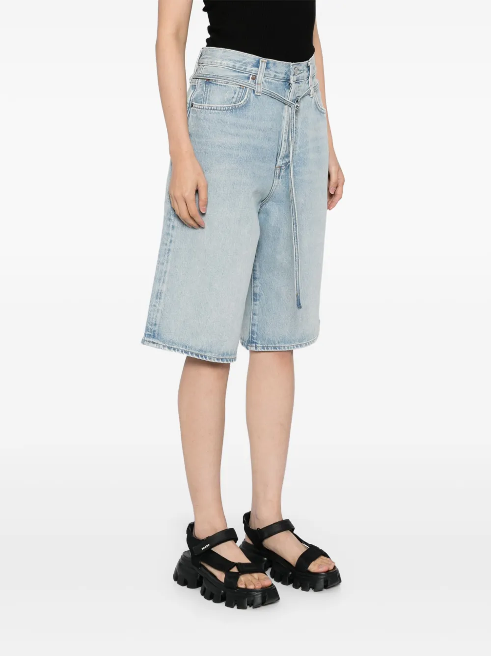 AGOLDE Emmi shorts Blauw