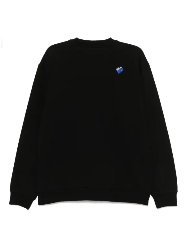 【関税込み】01 TRS Tag Sweatshirt - Ader Error - Cotton - Be Ader Error Trs Tag Sweatshirt | Black | FARFETCH