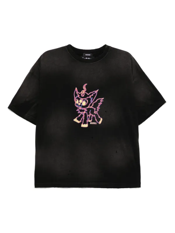 We11done Peaches ロゴ Tシャツ | ブラック | FARFETCH JP