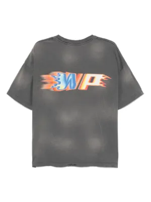 【関税込み】We11done カーキ Pierced Tシャツ 電球Tシャツ(カーキ) | one's