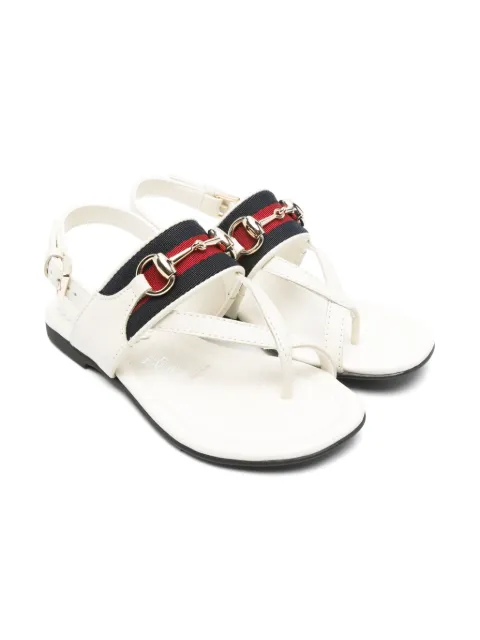 Gucci Kids sandalias con detalle Web