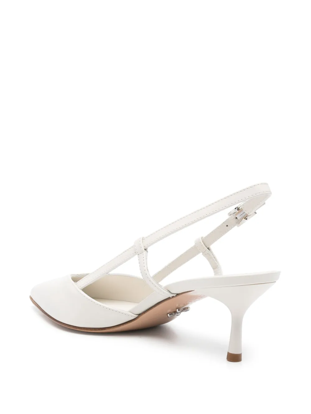 Sergio Levantesi 60mm Chantal pumps White