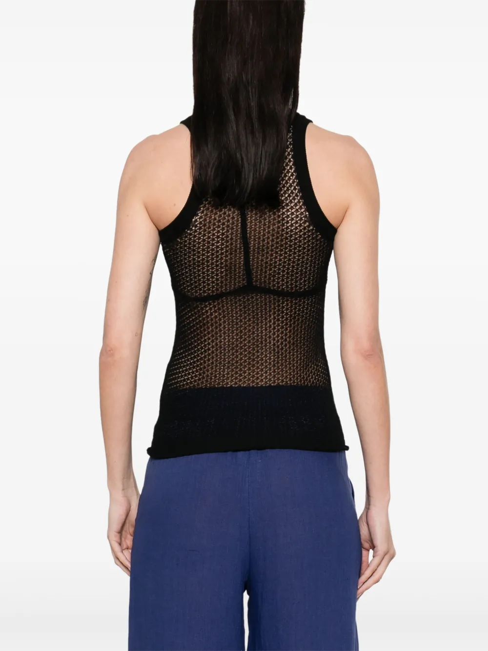 Shop Marella X Emily Ratajkowski Villar Tank Top In Black
