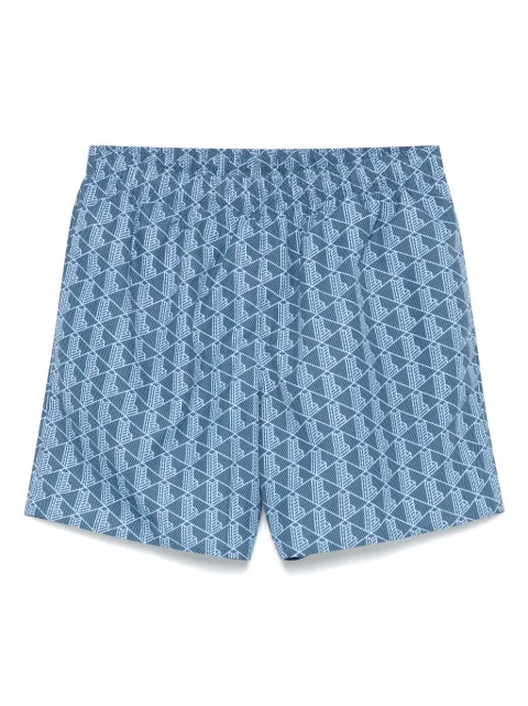 Lacoste shorts de playa con estampado gráfico