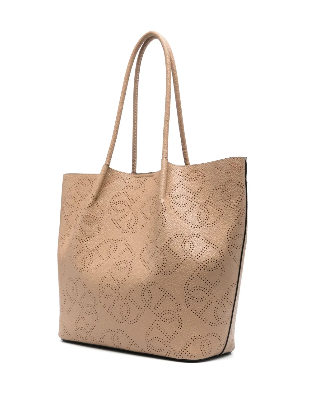 TWINSET Geperforeerde shopper Bruin