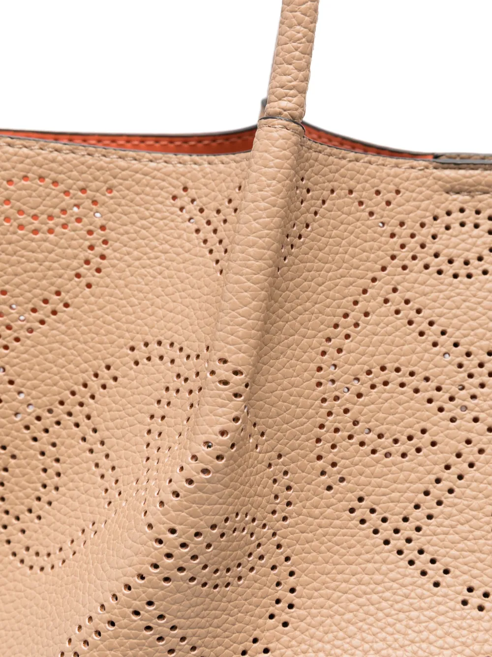 TWINSET Geperforeerde shopper Bruin