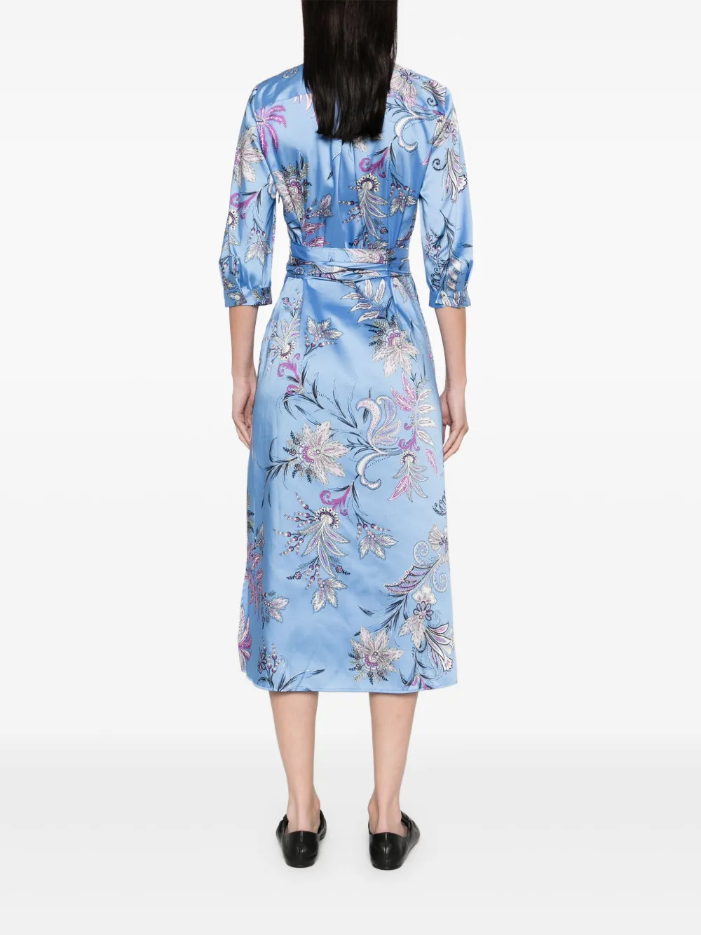 Marella Pozzo midi dress Blauw
