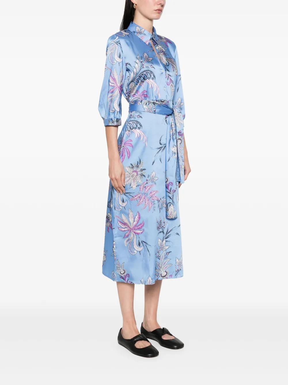 Marella Pozzo midi dress Blauw