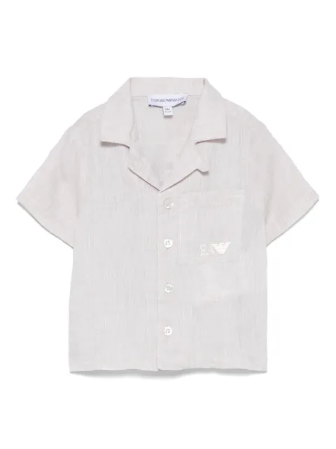 Emporio Armani Kids Shirt met geborduurd logo