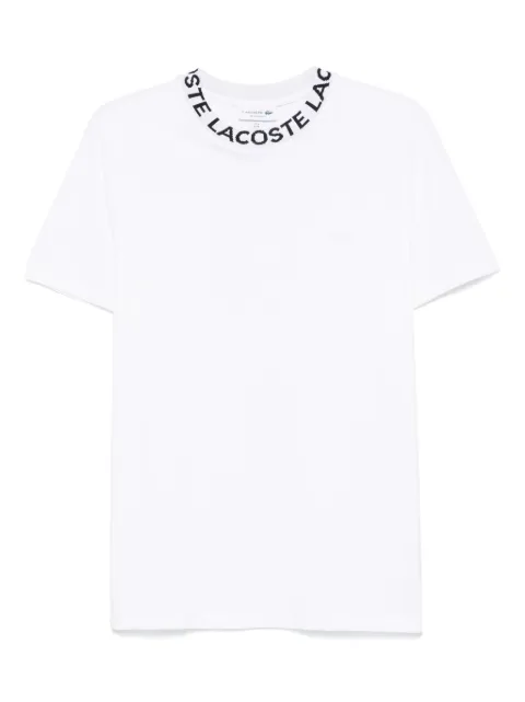 Lacoste playera de piqué con logo en jacquard