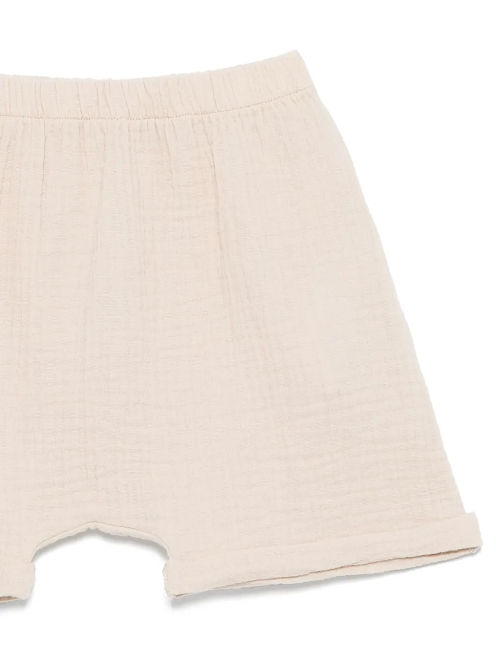 TEDDY & MINOU Geruit shirt en shorts Beige