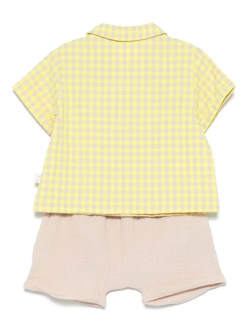 TEDDY & MINOU checked short and shirt set | Short Sets | Image 2