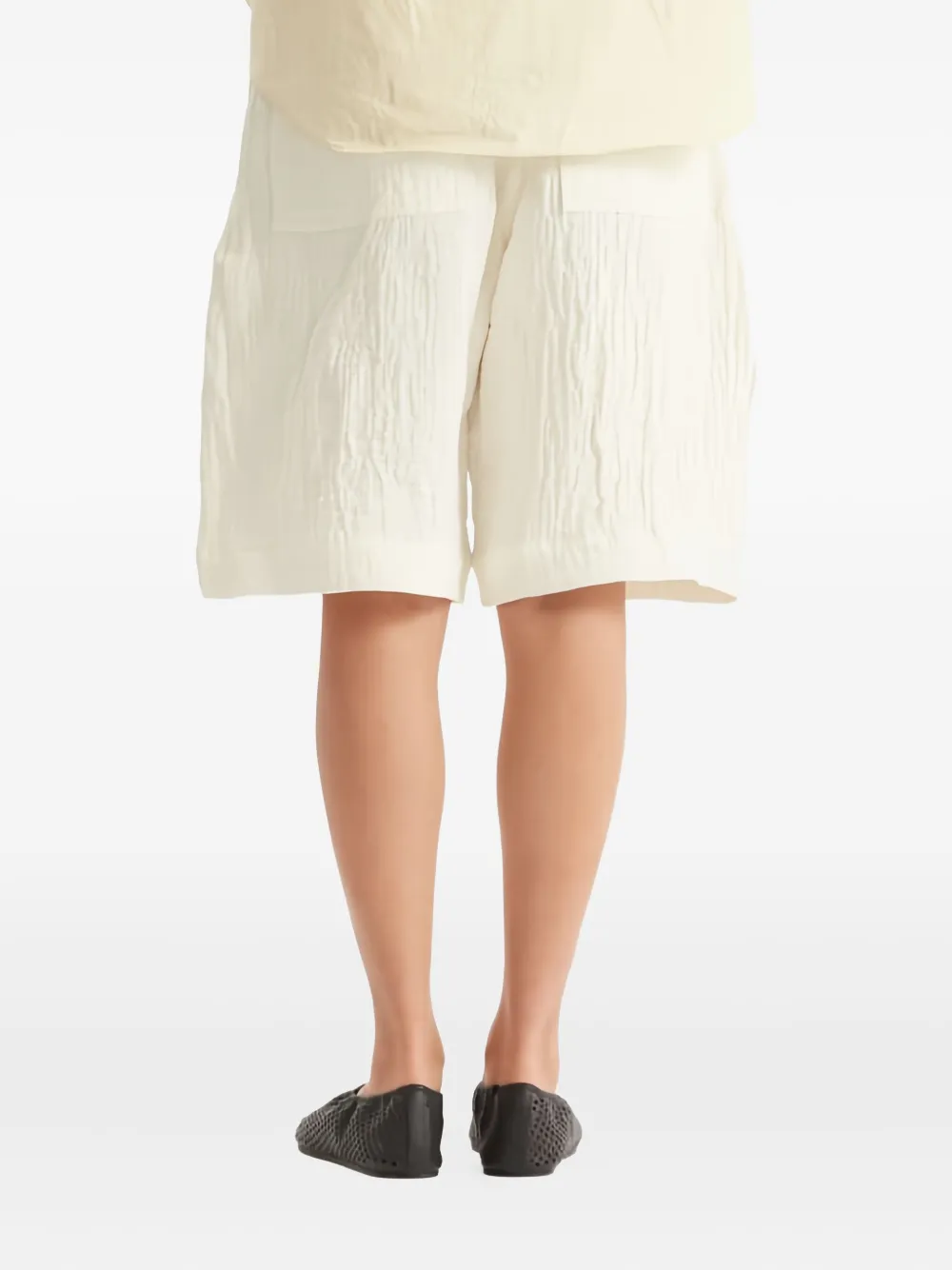 Studio Nicholson Linnen shorts Beige