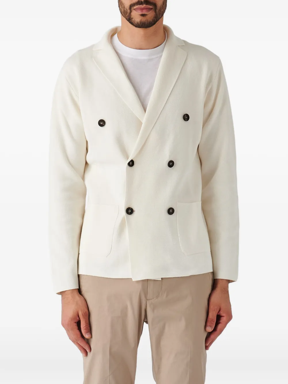 Filippo De Laurentiis blazer con doble botonadura | blanco | Image 1