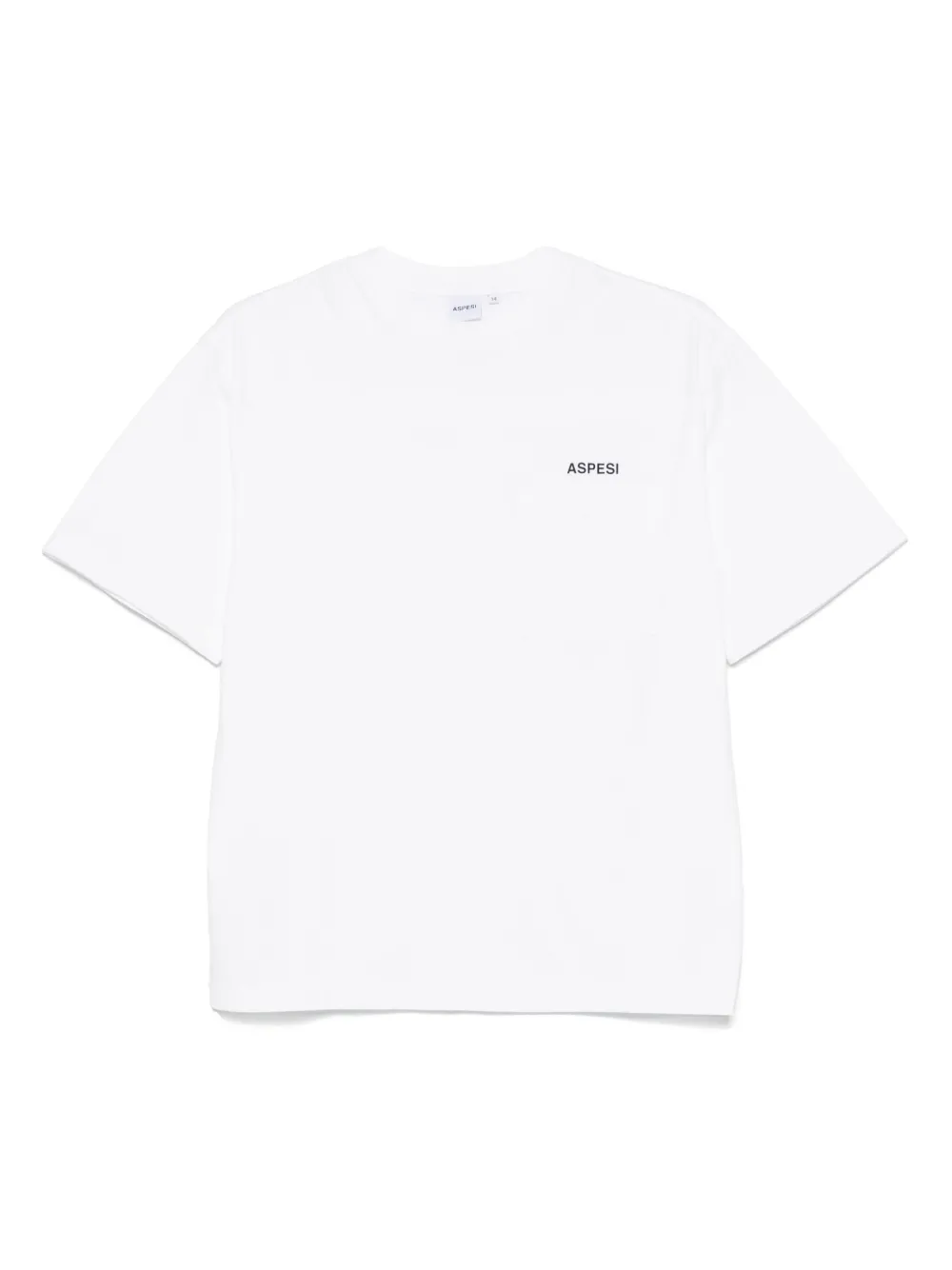 Aspesi Kids T-shirt met logoprint Wit