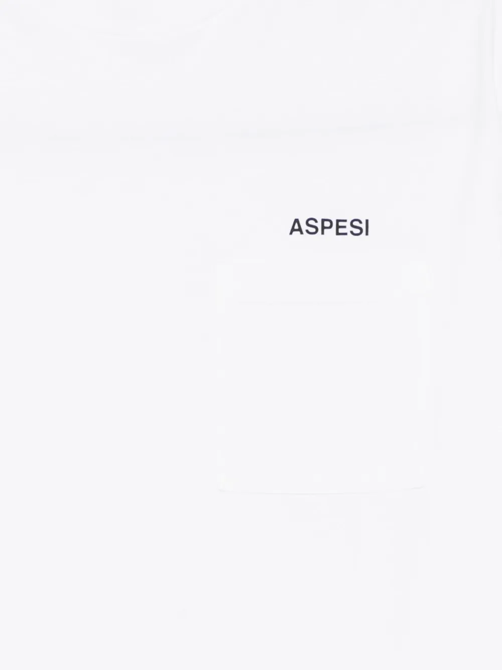 Aspesi Kids T-shirt met logoprint Wit