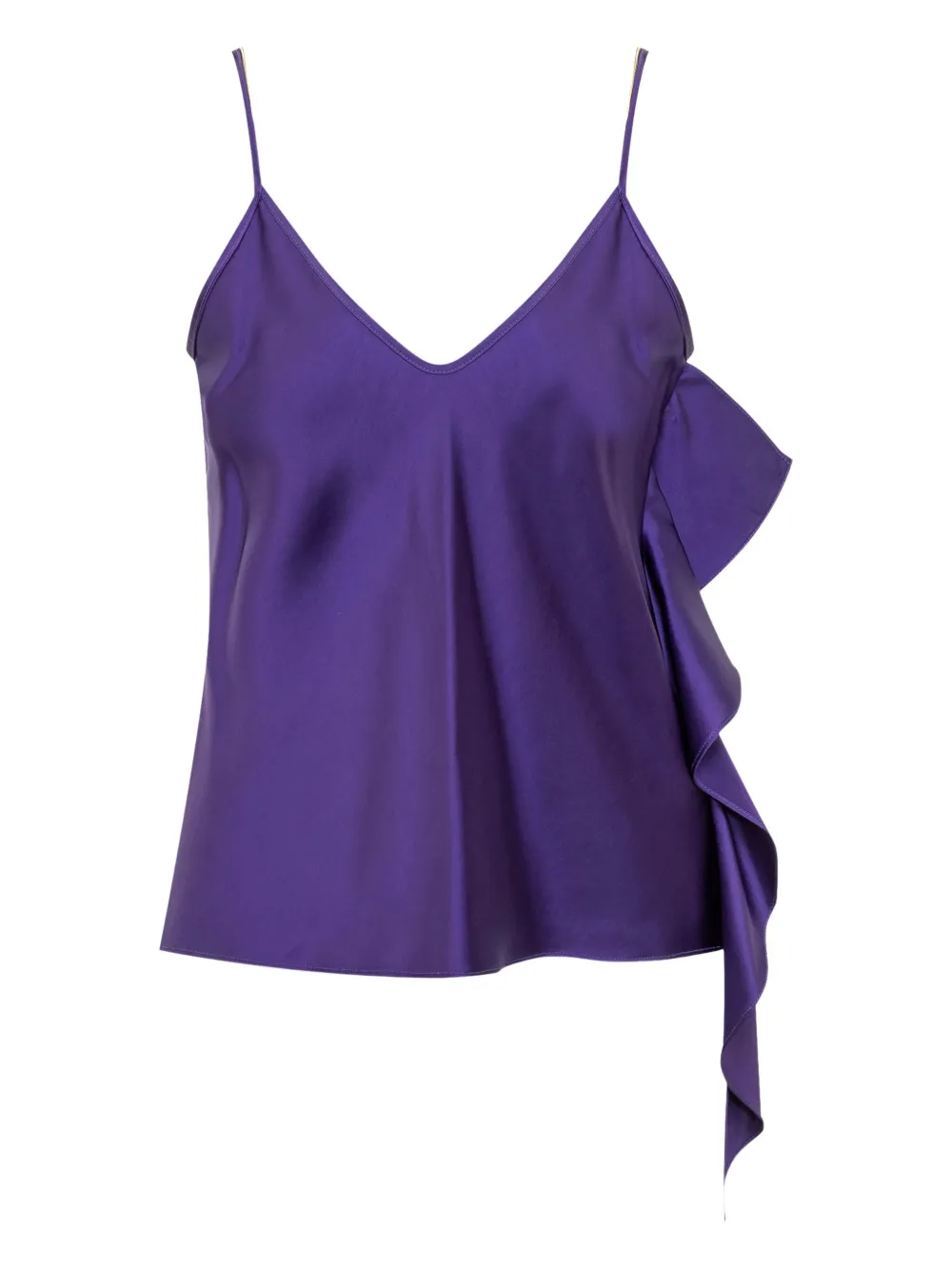 Max Mara Top Scollo con ruches | blu | Image 1
